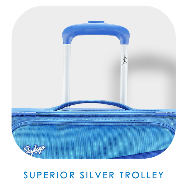 Skybags Reverb Nxt with Superior Silver Trolly 