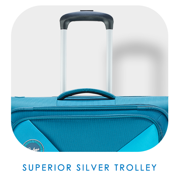 Skybags Converge Plus with Superior Silver Trolly 