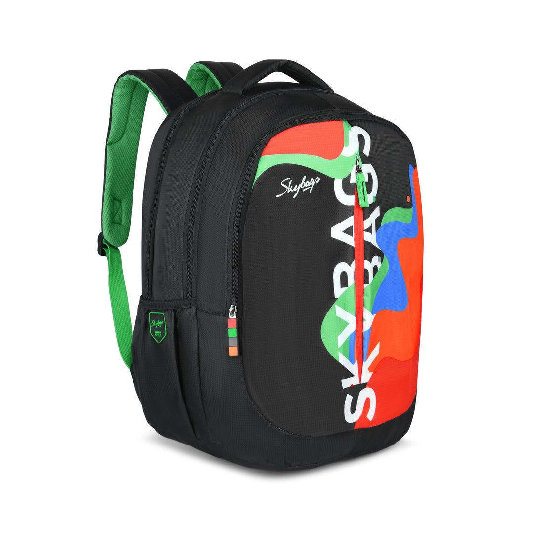 Skybags KLAN 05 SCHOOL BACKPACK BLACK