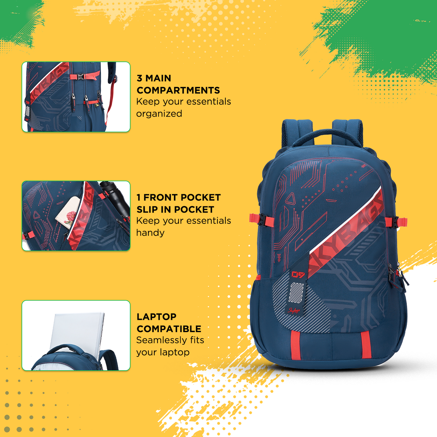 Skybags 40l backpack sale