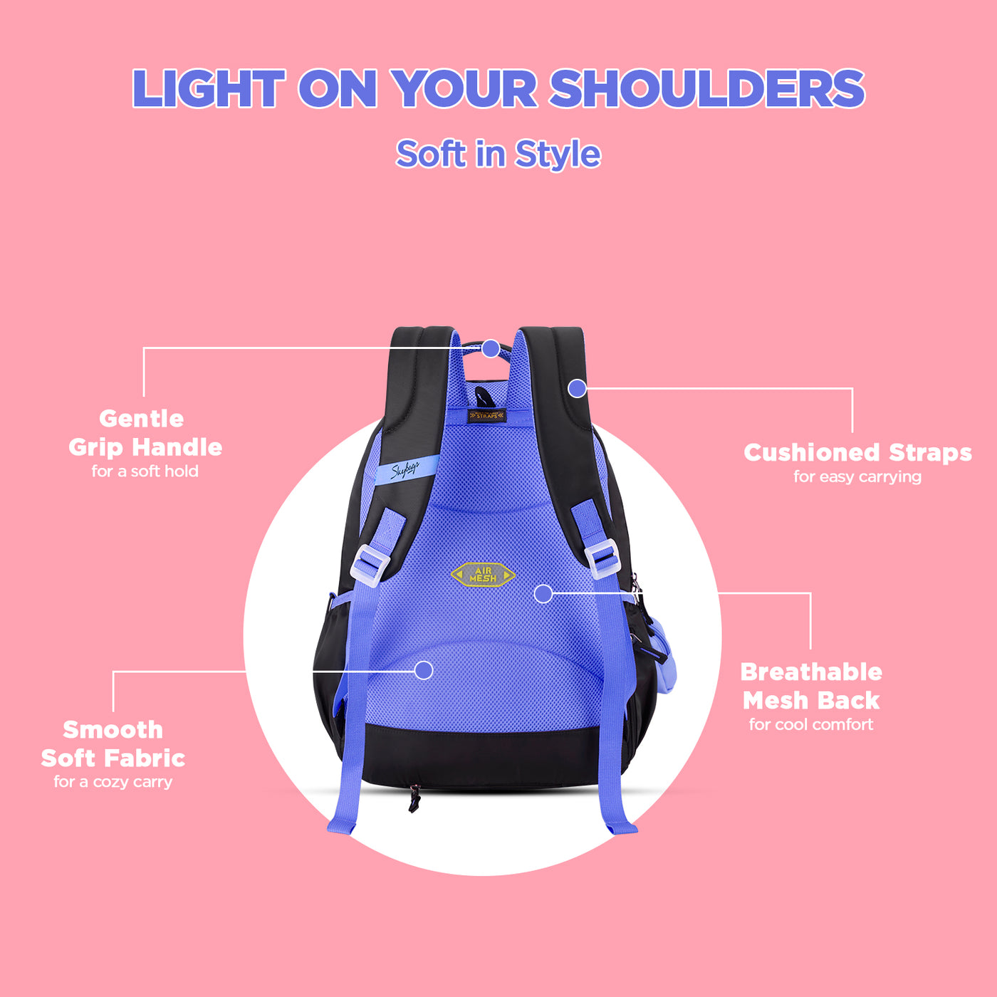 Skybags FLORAL 01 SCHOOL BACKPACK RC