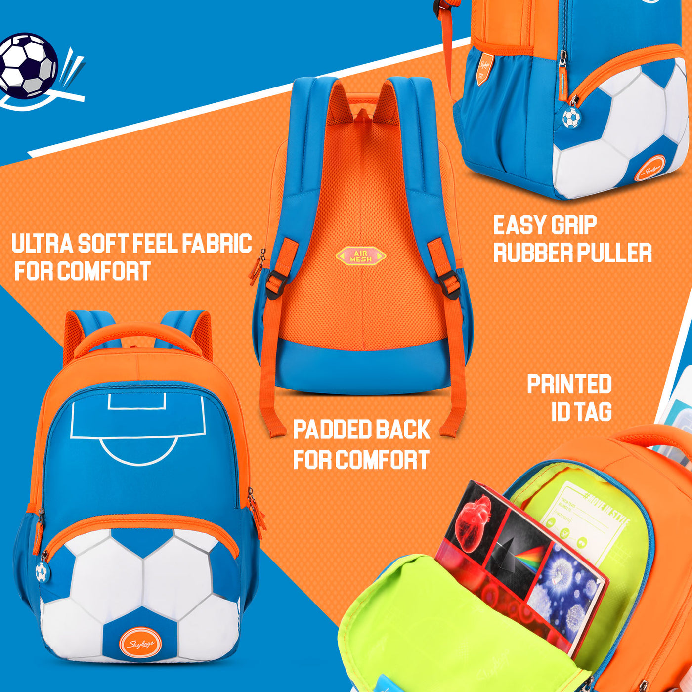 Skybags BUDDY PLUS SCBP FOOTBALL