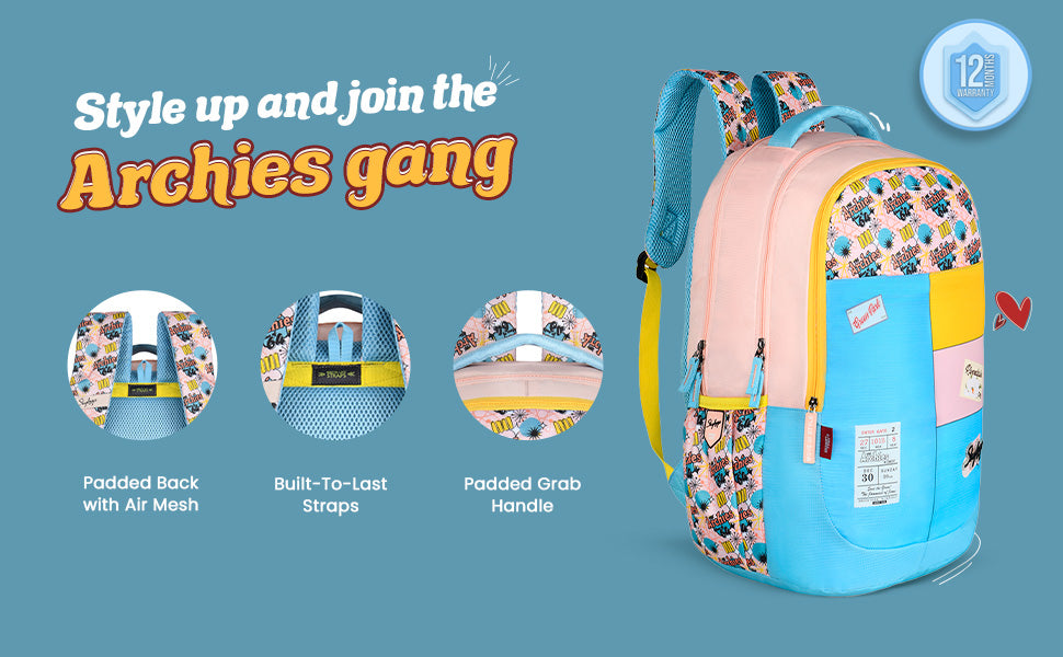 The Archies Gang College Bags