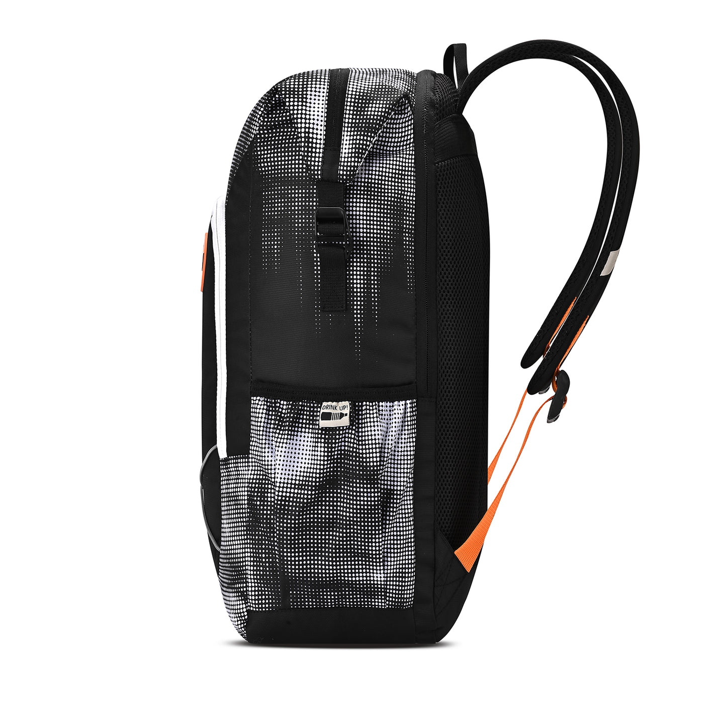 Skybags Yolo Pixel Black , Laptop Backpack, unisex, casual bag, Side bottle pocket, organiser, 2 compartment, 35 litres, Light weight bag, backpack for Men Women, 1 Year International Warranty