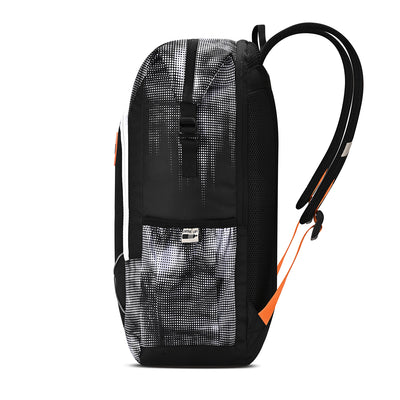 Skybags Yolo Pixel Black , Laptop Backpack, unisex, casual bag, Side bottle pocket, organiser, 2 compartment, 35 litres, Light weight bag, backpack for Men Women, 1 Year International Warranty