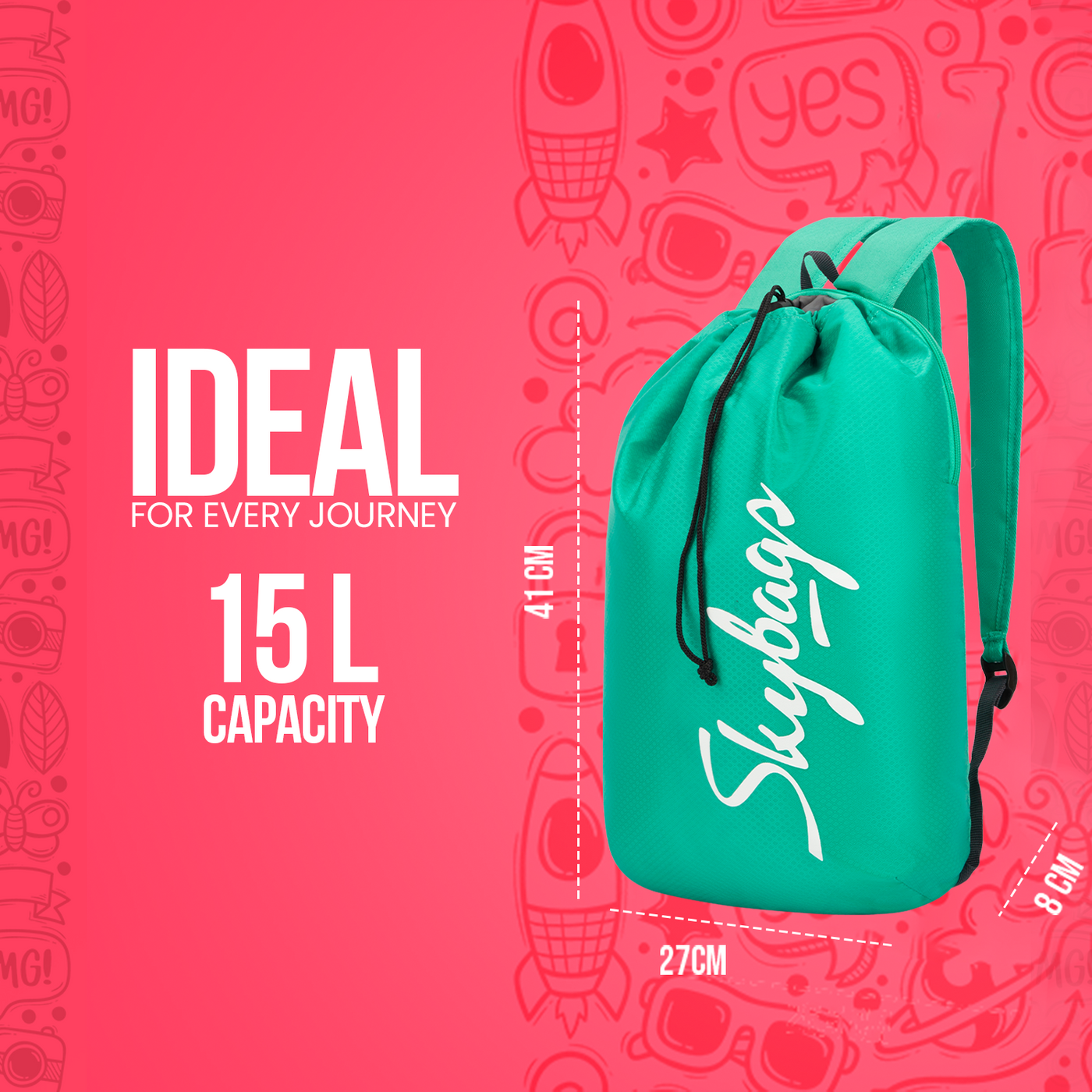 STRING DAYPACK 02 (E) TEAL