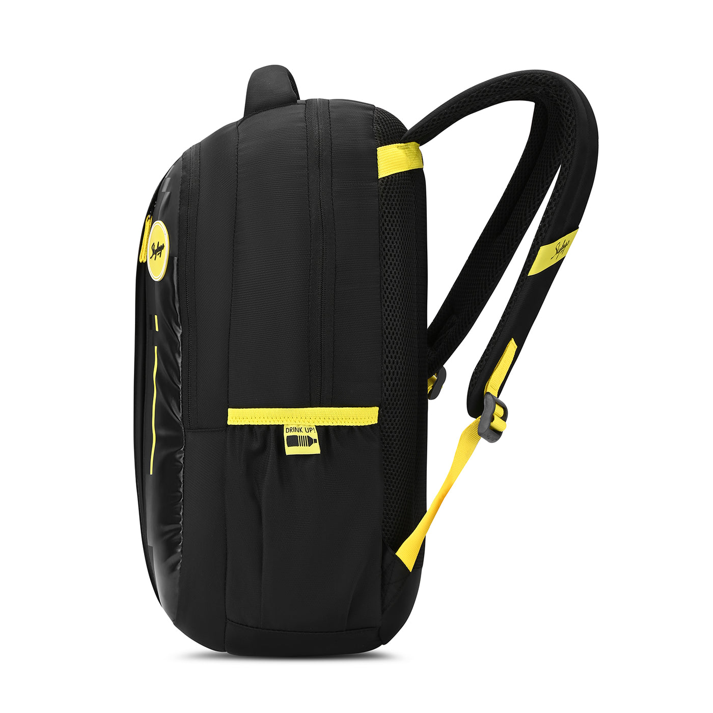 Skybags Grad V2 Black, Laptop backpack, 30L, Spacious, 2 Compartment, organiser, Rain Cover, Secret pocket, Padded back, Backpack for men women, Premium TPE Fabric, 1 Year International warranty