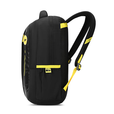 Skybags Grad V2 Black, Laptop backpack, 30L, Spacious, 2 Compartment, organiser, Rain Cover, Secret pocket, Padded back, Backpack for men women, Premium TPE Fabric, 1 Year International warranty