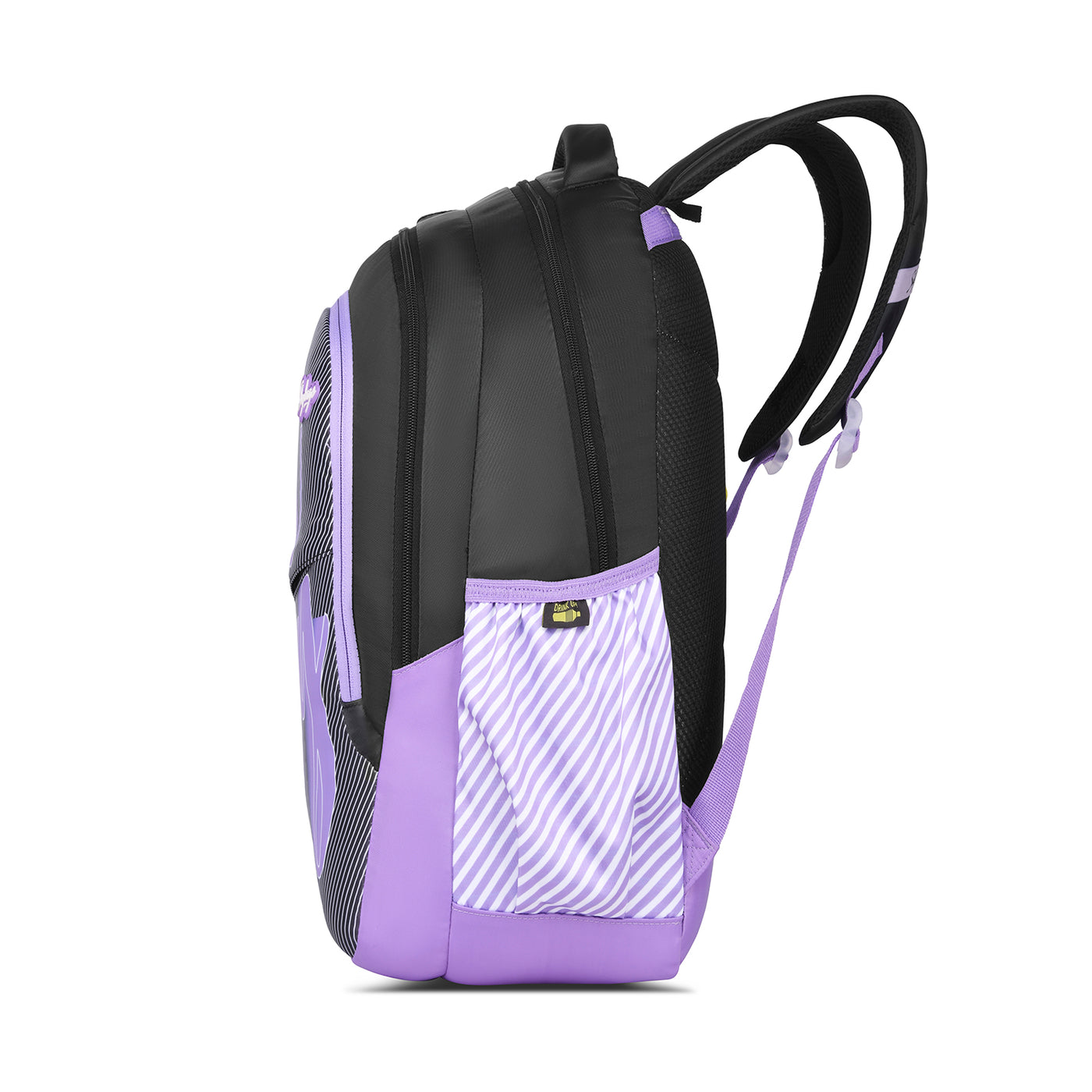 PEARL 06 SCHOOL BACKPACK BLACK PURPLE