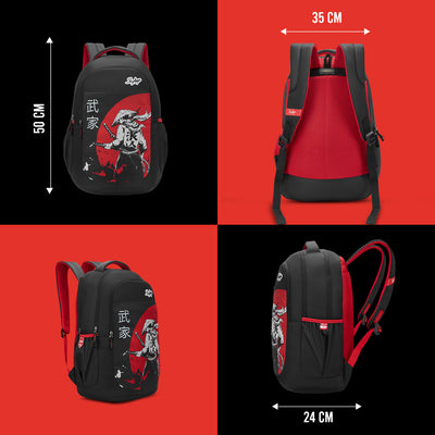 Skybags KYRO RC 02 SCBP WARRIOR RED BLACK