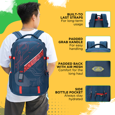 VESPER 40L LAPTOP BACKPACK 02 (E) NAVY