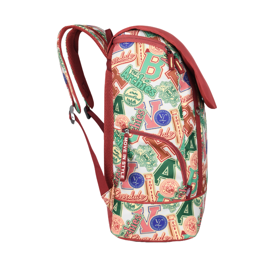 Archies College Backpack 01 (E) Red - Main Image