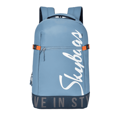 Skybags Boho Blue BackPack With Rain Cover 