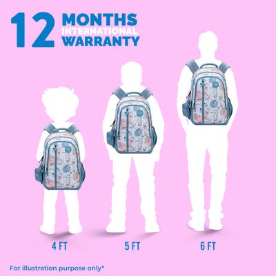 Skybags CHARM 01 SCHOOL BACKPACK CAMEO BLUE