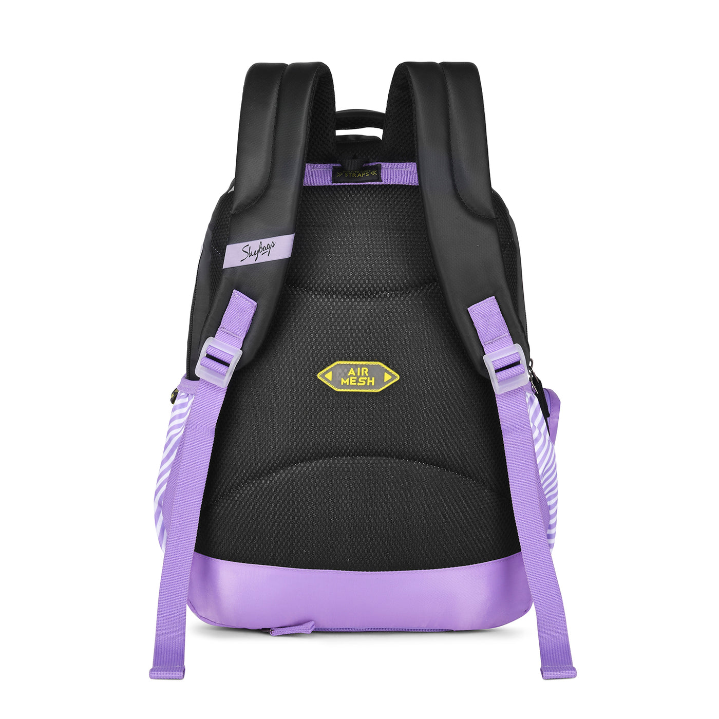 PEARL 06 SCHOOL BACKPACK BLACK PURPLE