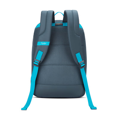 Skybags Tribe V2 Teal  Laptop Backpack, Casual Bag , unisex, 26Litres, 2 Compartment, Organiser, Premium TPE Fabric, Light Weight, Backpack for Men Women, 1 Year International Warranty