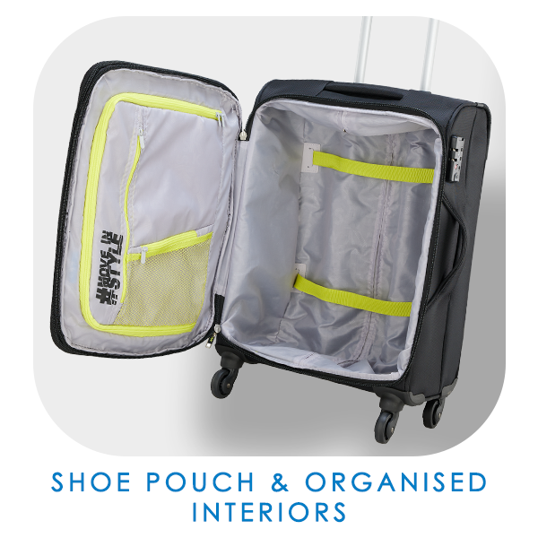Skybags Quartz Bag with Shoe Pouch and Organised Interior