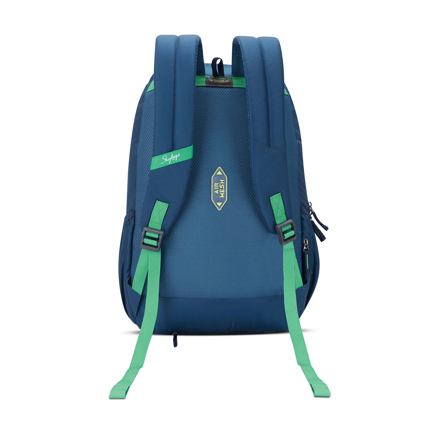 Skybags Grad V2 Green, Laptop backpack, 30L, Spacious, 2 Compartment, organiser, Rain Cover, Secret pocket, Padded back, Backpack for men women, Premium TPE Fabric, 1 Year International warranty
