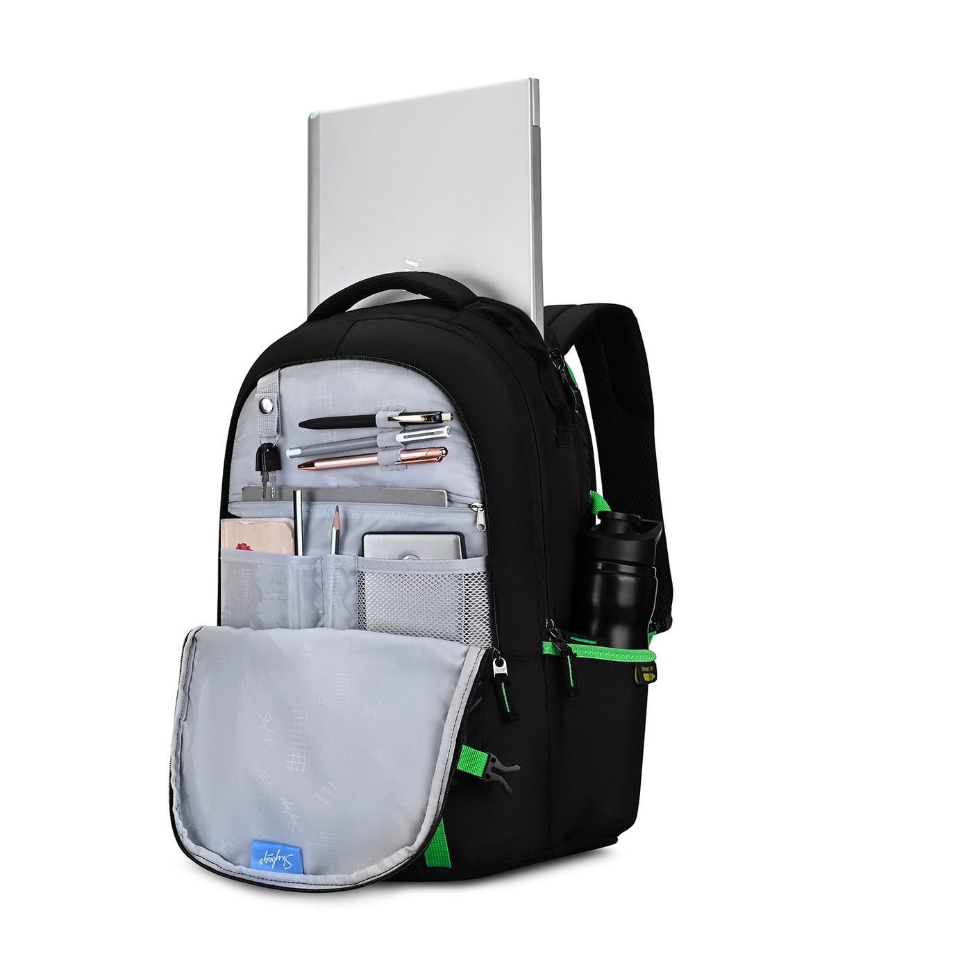 VESPER 40L LAPTOP BACKPACK 01 (E) BLACK