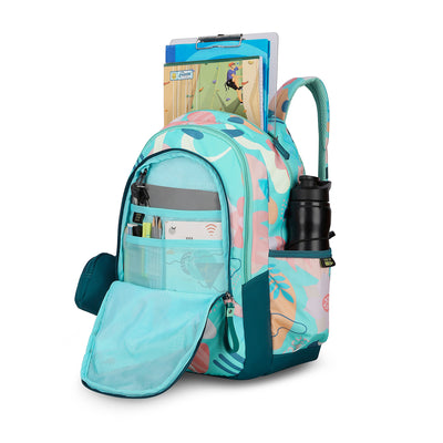 BLISS 04 SCHOOL BACKPACK DARK GREEN