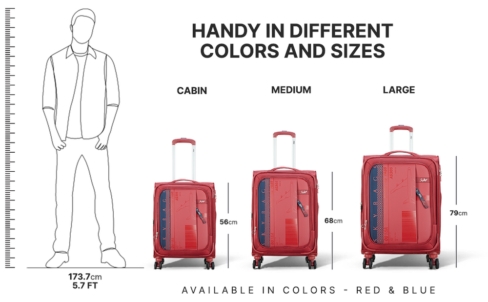 Skybags trolley large size on sale