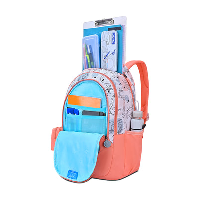 Skybags CHARM 02 SCHOOL BACKPACK CORAL