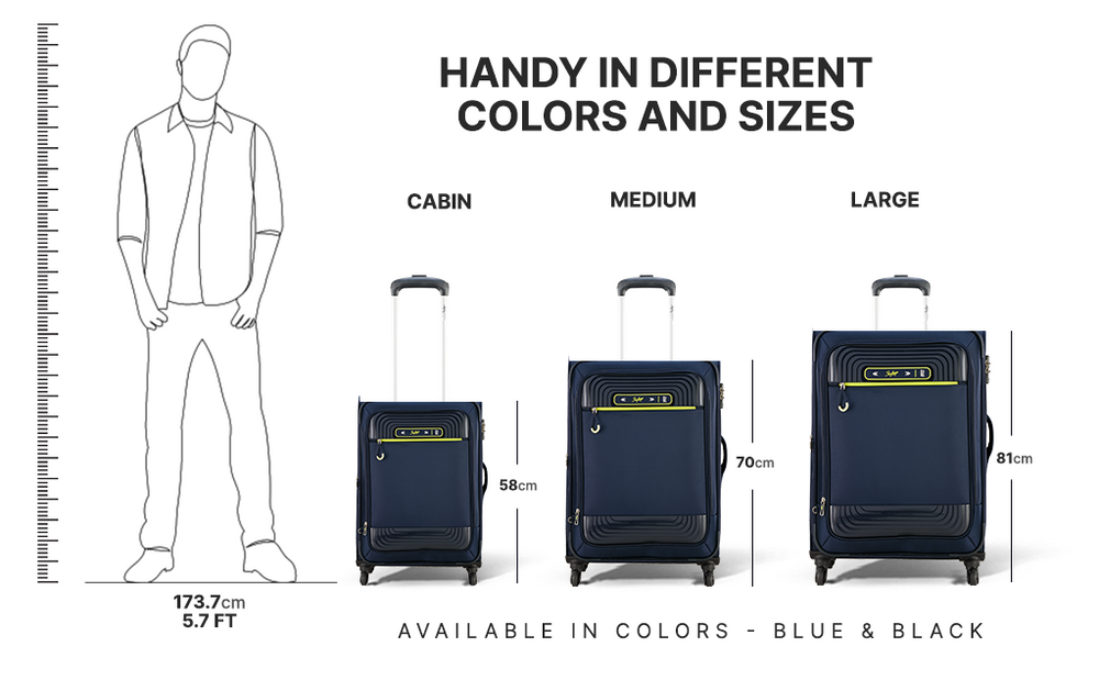 Skybags quartz 58 sales