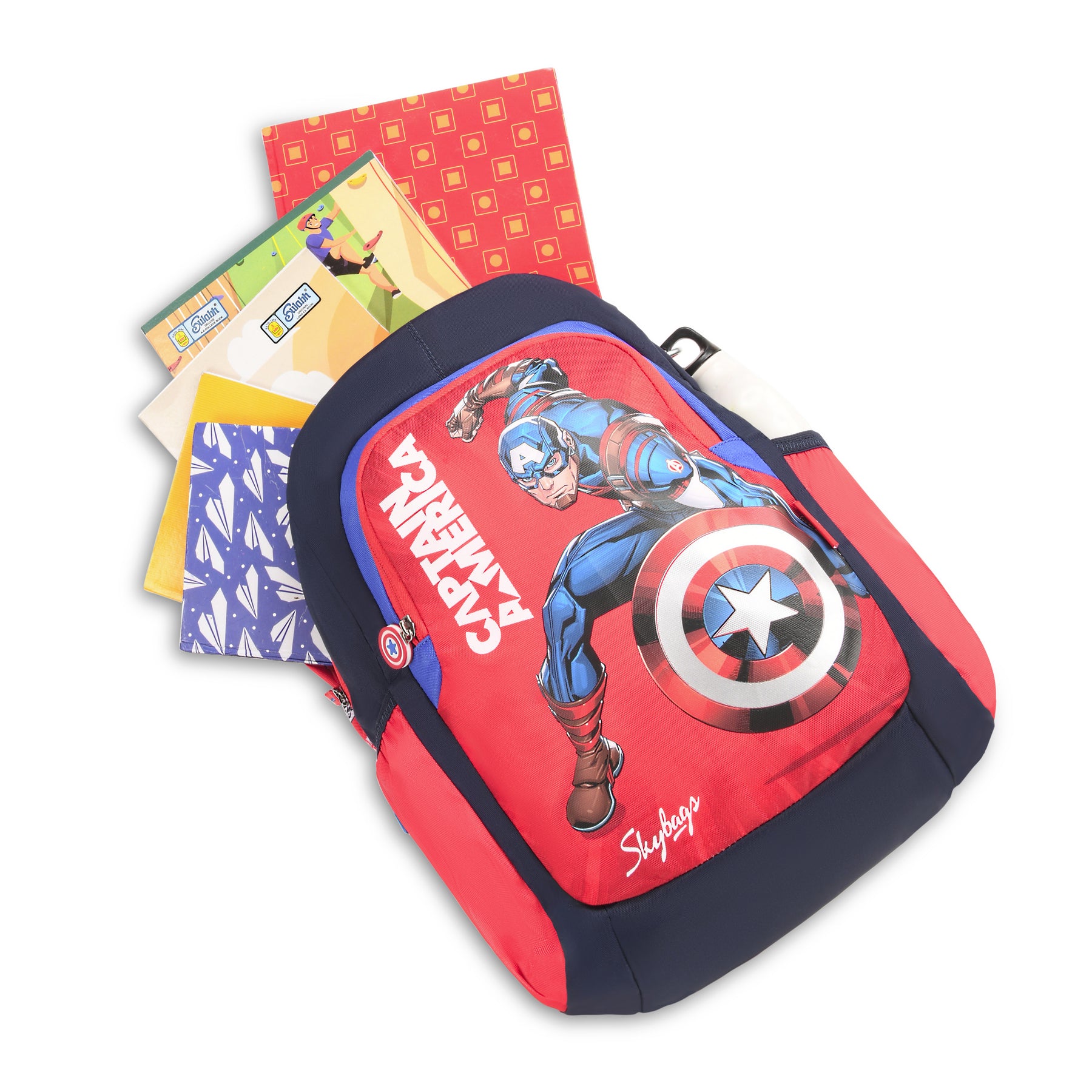Marvel Captain America Kinder Trolley Bag - Jarir Bookstore KSA
