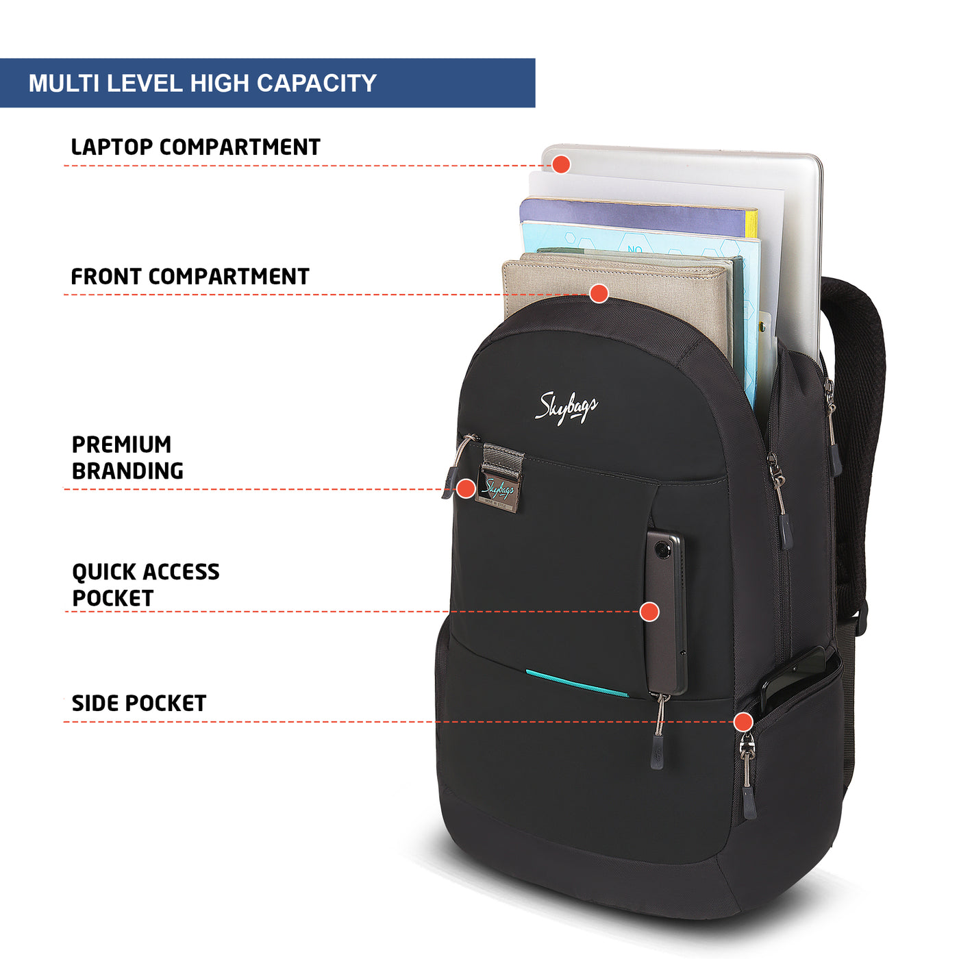 SKYBAGS CHESTER PRO "02 LAPTOP BACKPACK"