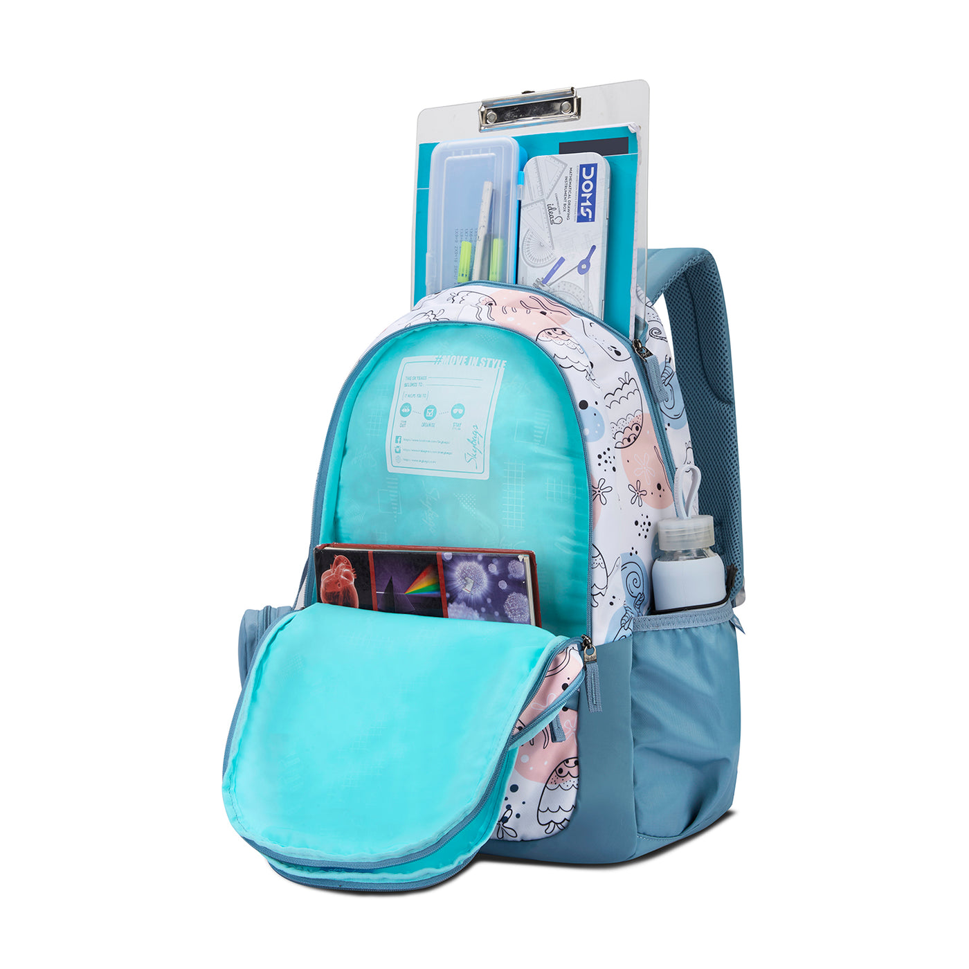 Skybags CHARM 01 SCHOOL BACKPACK CAMEO BLUE