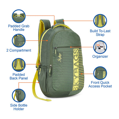 Buy Skybags, Unisex Laptop Backpack