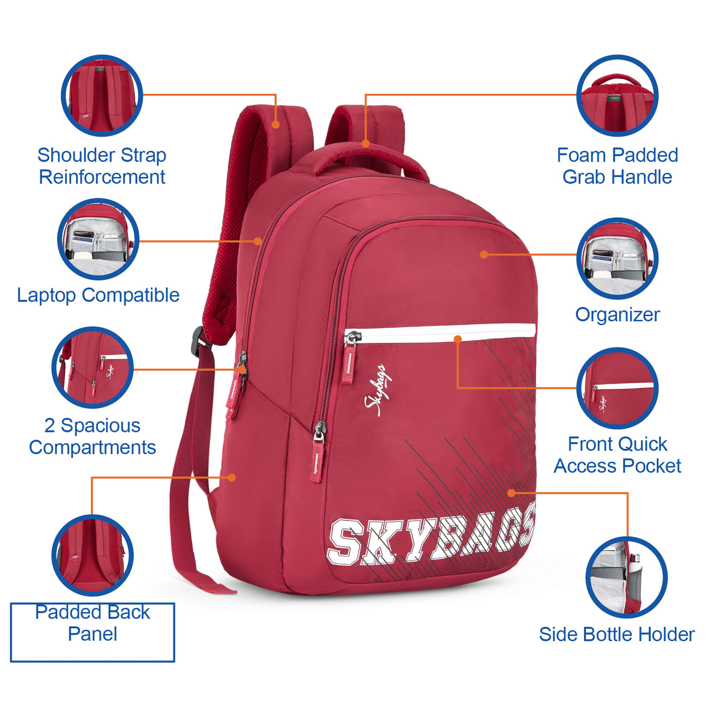 Skybags Teckie "Pro Laptop Backpack (E)"