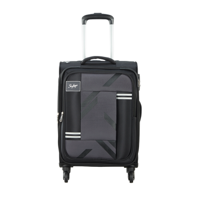 Skybags Zen Black Luggage Bag With 360 degree Rotation Wheels