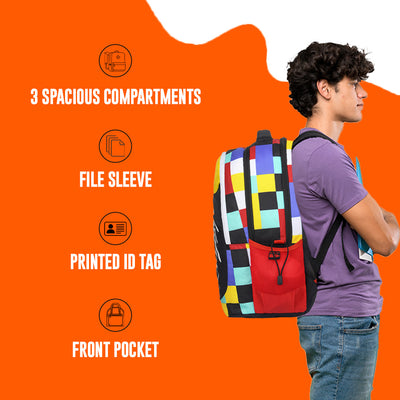 Skybags Squad Plus 03 "School Backpack Orange"