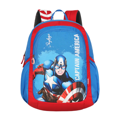 Skybags Marvel Champ Kids Unisex Red Backpack