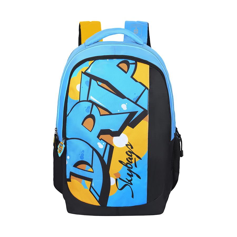 Skybags Squad Pro 04  School Backpack Sky Blue