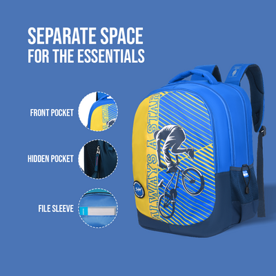 Skybags Squad Pro 01 "School Backpack Blue"