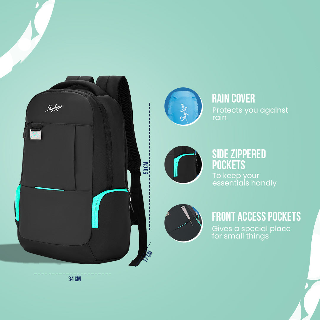 Business Laptop Skybags Fox Laptop Backpack Black Skybags Fox