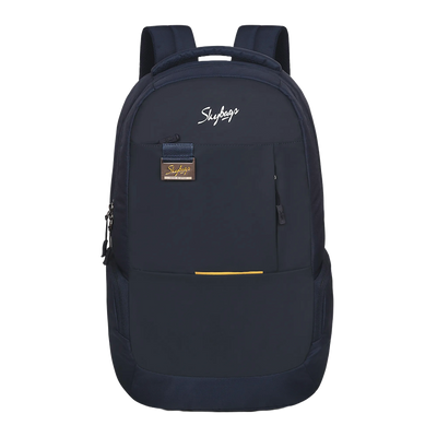 Skybags Chester Pro Blue Backpack With Front  Quick Access Pocket