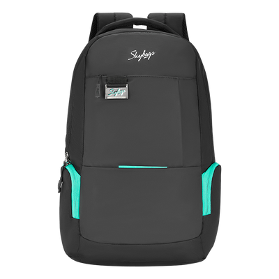 Skybags Fox Buisness Pro Black Backpack With 2 Side Pocket