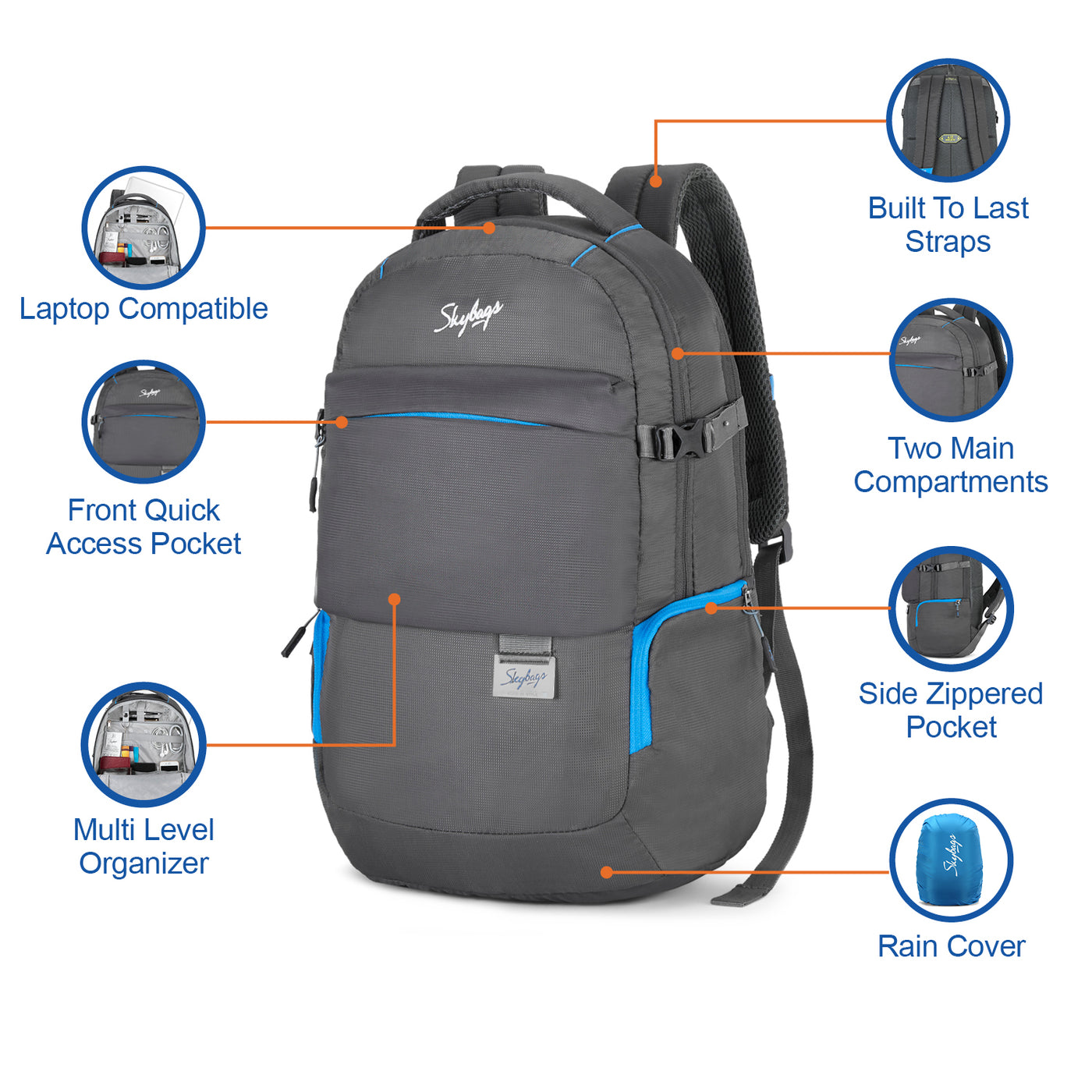 Skybags NETWORK PRO LAPTOP BACKPACK