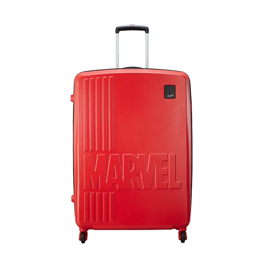 Skybags Marvel Red Luggage Bag With Full Fabric ConviPack