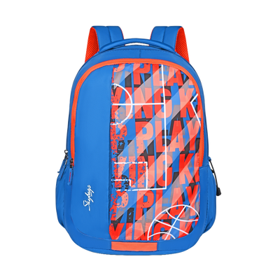 Skybags New Neon Royal Blue Unisex School Backpack