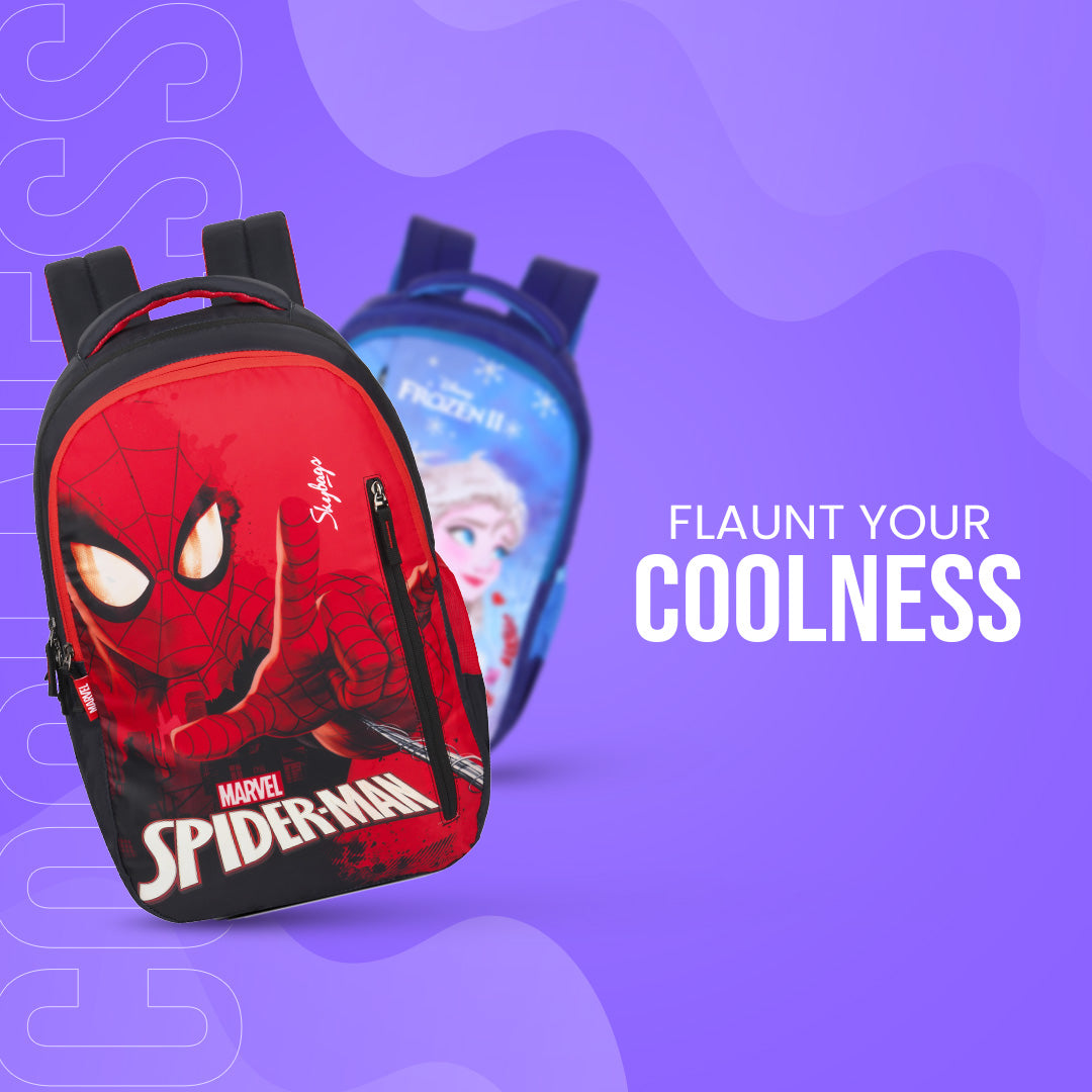 Skybags Marvel Spiderman  School Backpack 02 Red