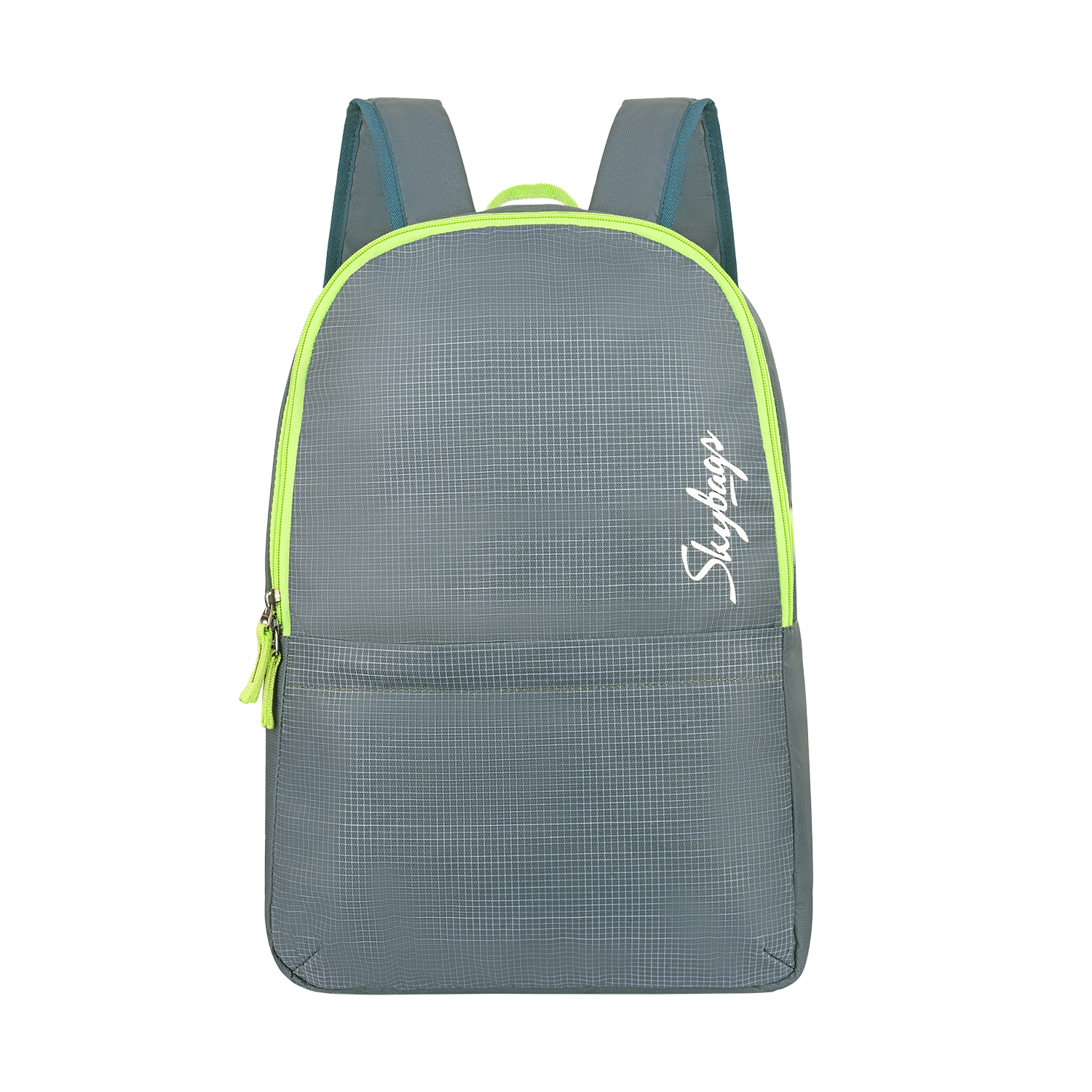 Skybags Flik Grey Backpack With 1 Front Pocket