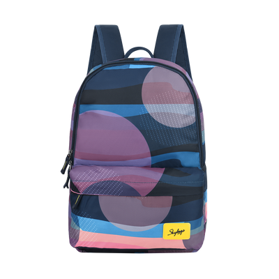 Skybags Flik Purple Unisex 2 Zipper Backpack