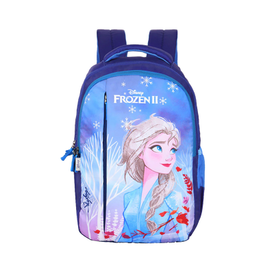 Skybags Disney Frozen New Blue Polyester Backpack 