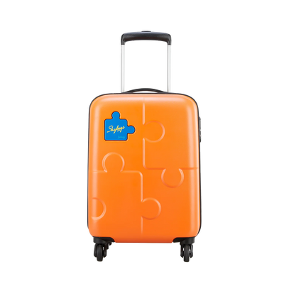 Skybags Puzzle Orange Unisex Luggage Bag