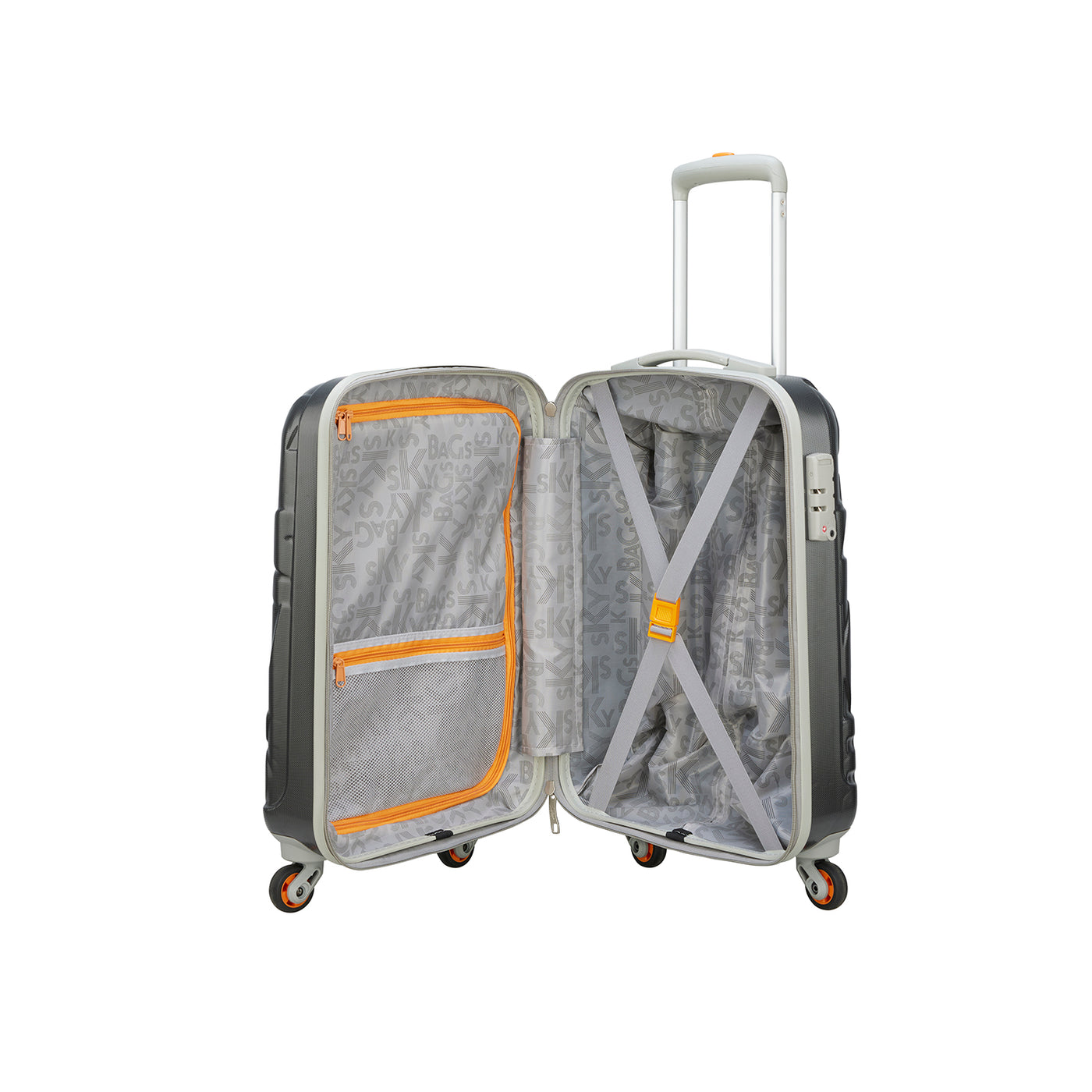 Buy Skybags Skybags Shooting Star 360 Cabin Hard Sided Trolley Suitcase -  55 cm at Redfynd
