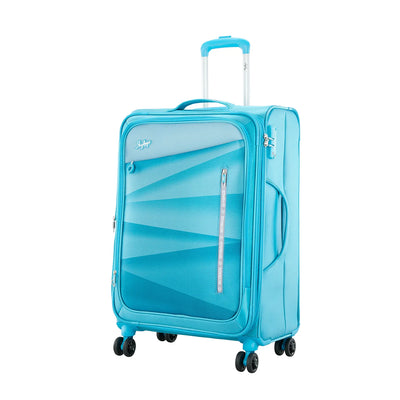 Polyester Teal Luggage Bag From Skybags